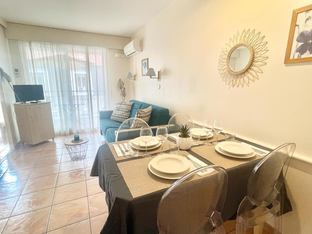 Les Rivages 2P Terrasse Parking Apartman Menton Kültér fotó